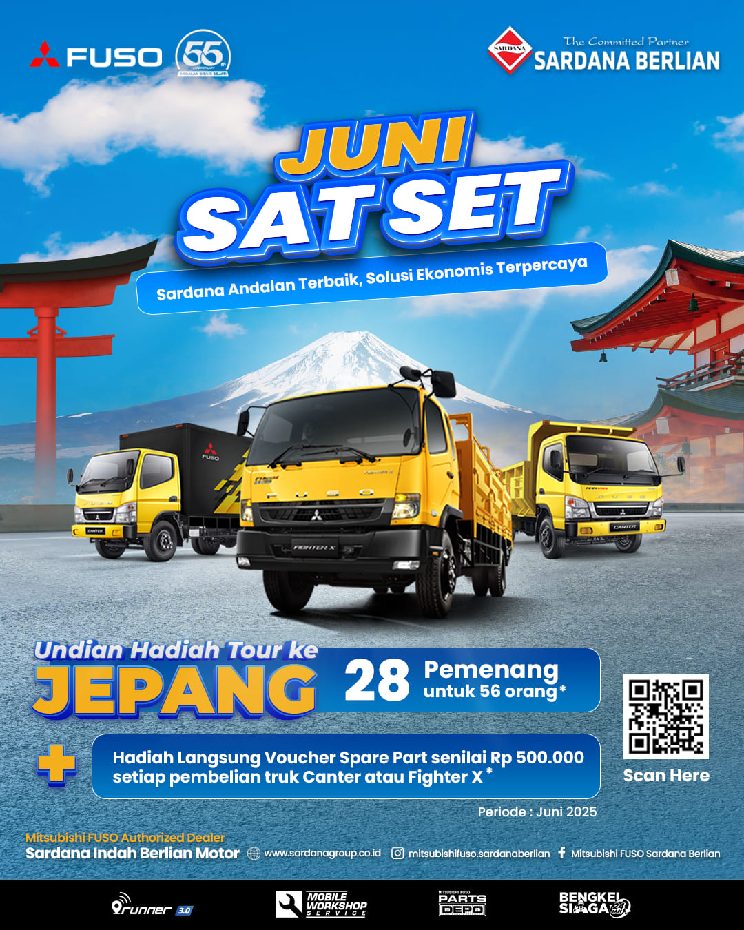 Promo Mitsubishi FUSO Juni 2025